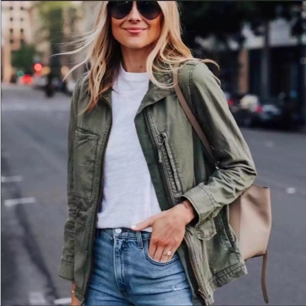 Madewell Passage Jacket in Desert Olive - Picture 9 of 16
